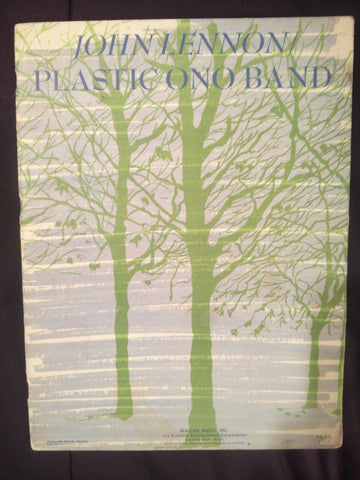 John Lennon - Plastic Ono Band. Bound Sheet Music