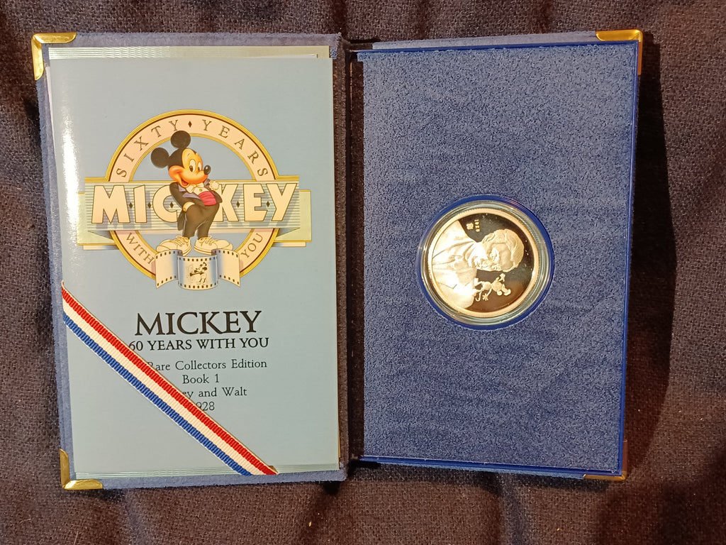 Disney Silver Coin, Sixty Years 