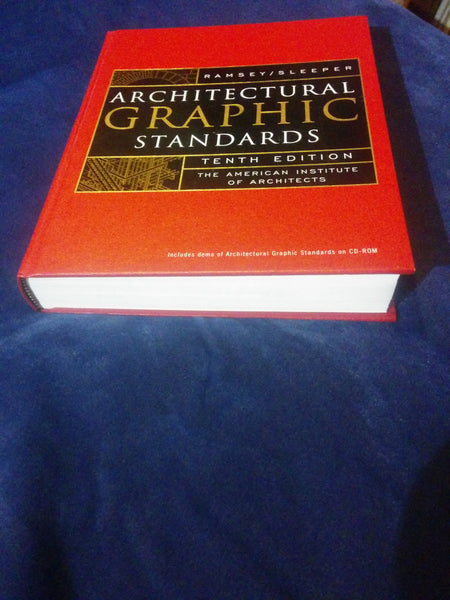 Architectural Graphic Standards, Tenth Edition With CD – Formerly ...